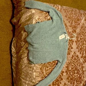 Light blue sweater originally made by ‘ pink Republic ‘ size L (14)